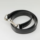 GUCCI Hand Bag Enamel 2way Black Silver 000 2058 0504 5 Auth 99303-26