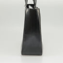 GUCCI Hand Bag Enamel 2way Black Silver 000 2058 0504 5 Auth 99303-3