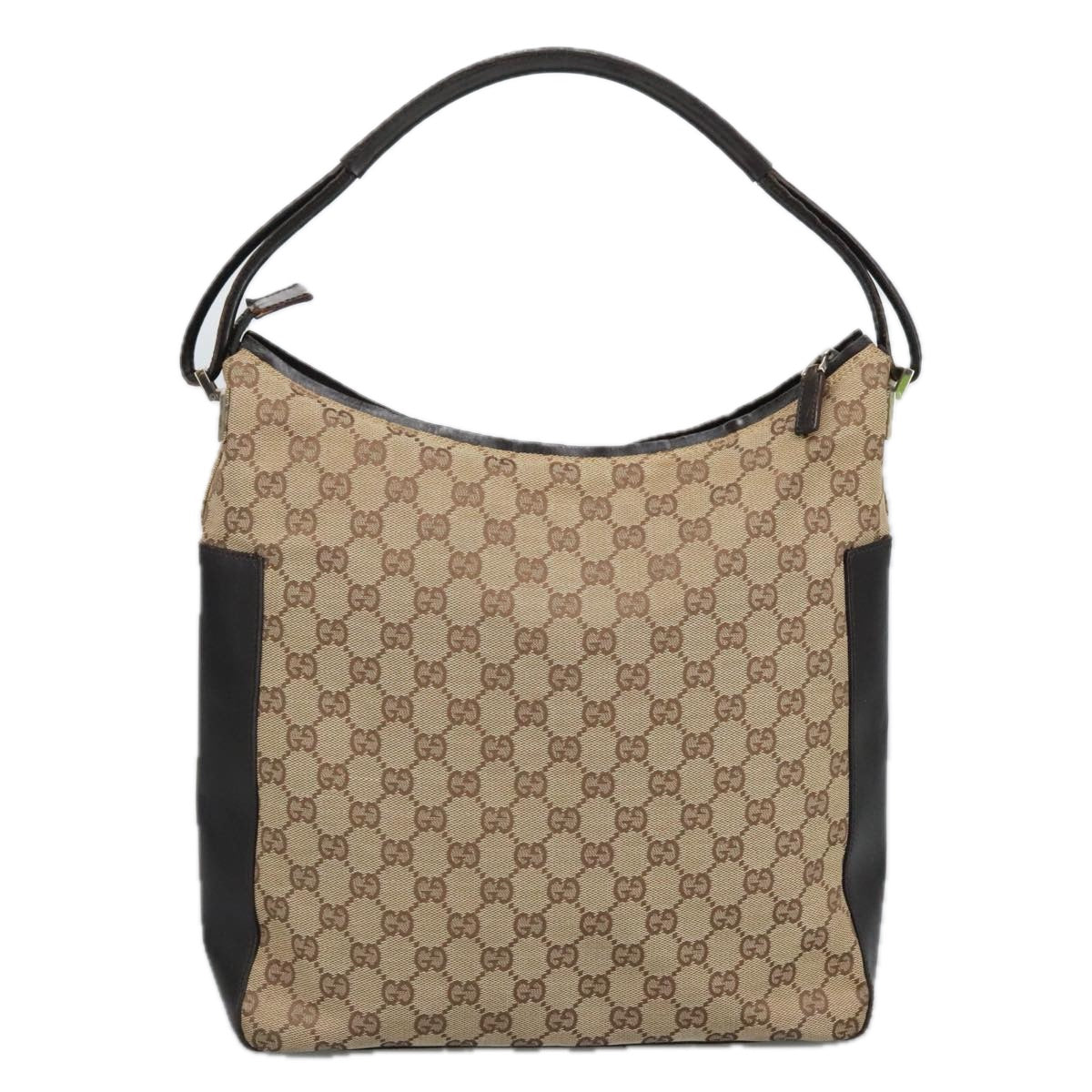 GUCCI GG Canvas Hand Bag Beige 001 3770 Auth 99311 - 0