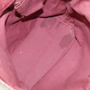 GUCCI GG Canvas Tote Bag Beige Silver Red 120836 Auth 99322-10