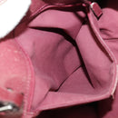 GUCCI GG Canvas Tote Bag Beige Silver Red 120836 Auth 99322-23