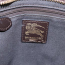 BURBERRY Nova Check Shoulder Bag PVC Beige Auth 99328-19