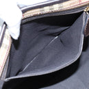 BURBERRY Nova Check Shoulder Bag PVC Beige Auth 99328-22