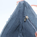 BURBERRY Nova Check Shoulder Bag PVC Beige Gold Auth 99330-22