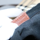 BURBERRY Nova Check Shoulder Bag PVC Beige Gold Auth 99330-11