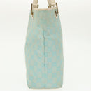 GUCCI GG Canvas Shoulder Bag Light Blue Gold 002 1099 2404 Auth 99349-3