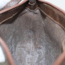 GUCCI GG Supreme Web Sherry Line Shoulder Bag PVC Beige Red Green Auth 99352-18