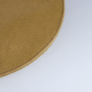 CARTIER Shoulder Bag Leather Beige Wine Red Auth 99355-16