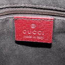 GUCCI GG Canvas Shoulder Bag Beige Silver 113013 Auth 99358-18