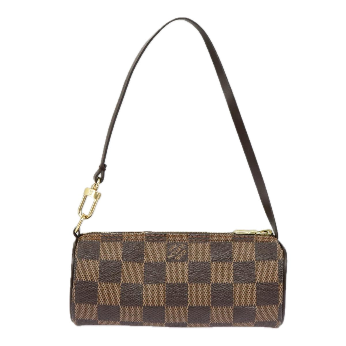 LOUIS VUITTON Damier Ebene Papillon Pouch LV Auth 99367 - 0