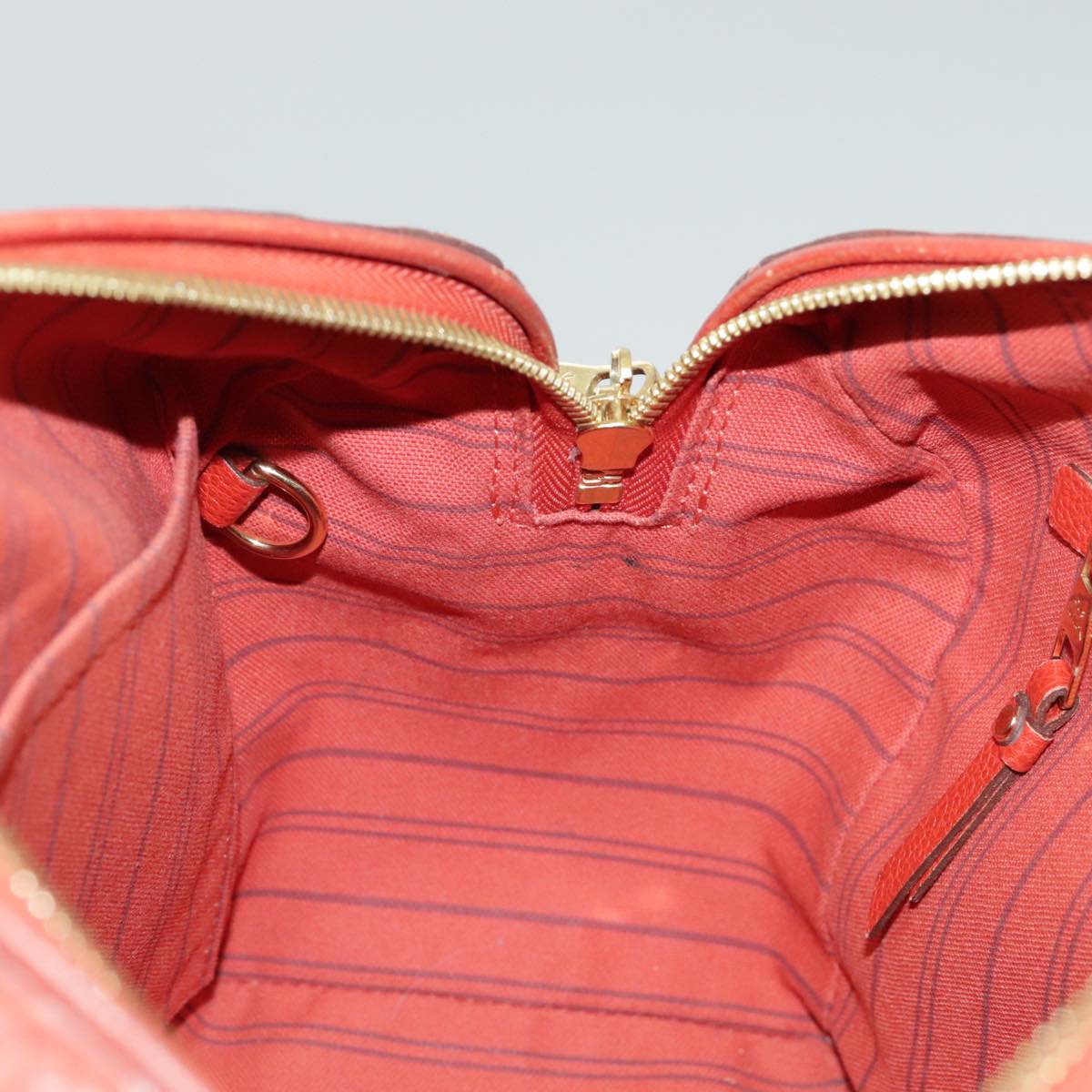 LOUIS VUITTON Empreinte Speedy Bandouliere 25 Bag 2way Scarlet M44145 Auth 99373