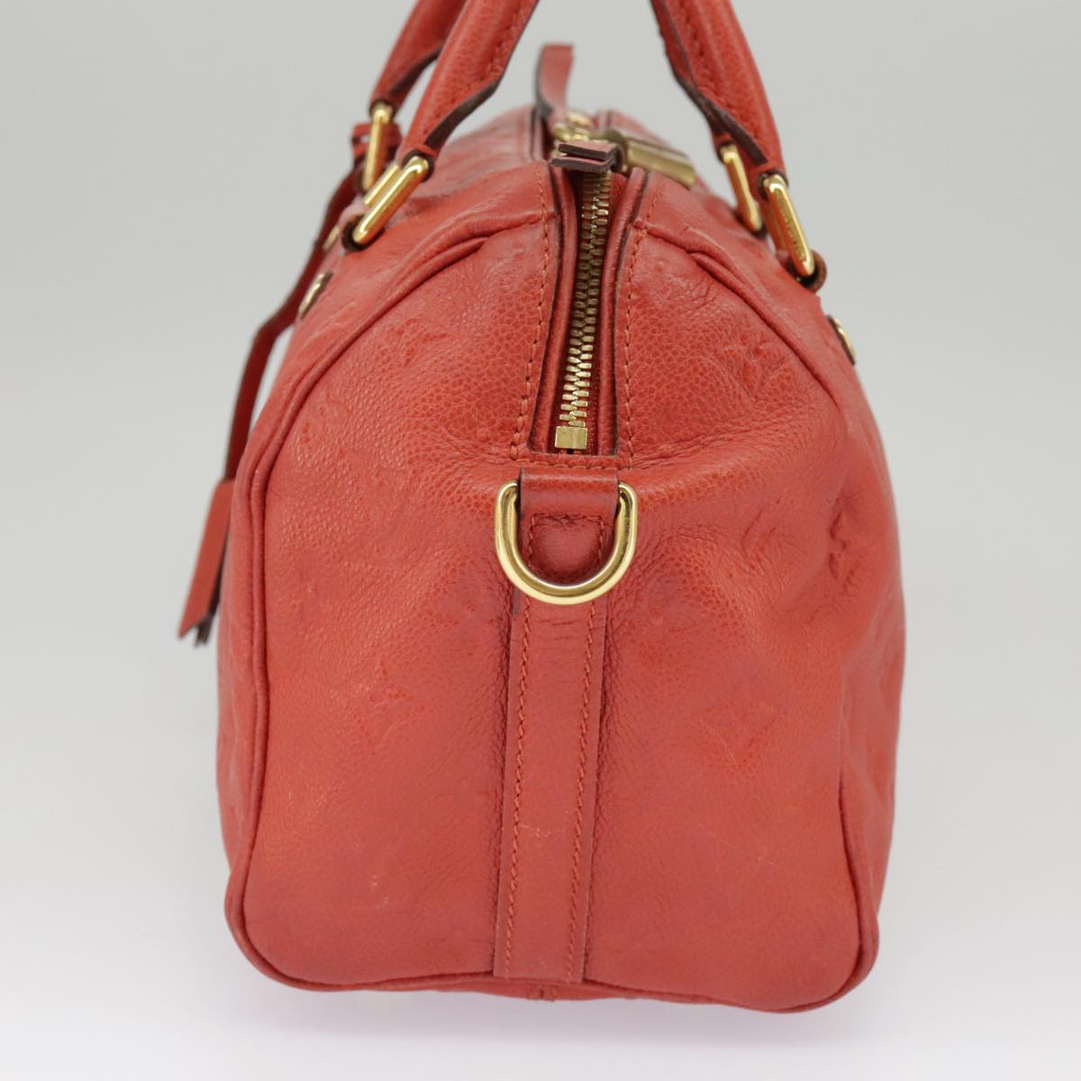 LOUIS VUITTON Empreinte Speedy Bandouliere 25 Bag 2way Scarlet M44145 Auth 99373