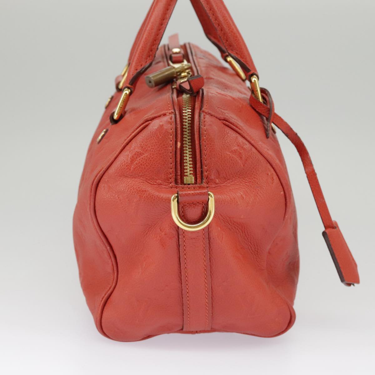 LOUIS VUITTON Empreinte Speedy Bandouliere 25 Bag 2way Scarlet M44145 Auth 99373