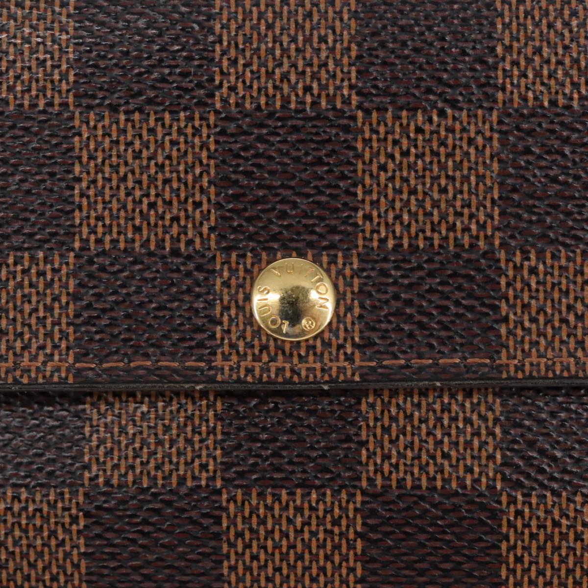 LOUIS VUITTON Damier Ebene Portefeuille Sarah Long Wallet N60491 LV Auth 99378