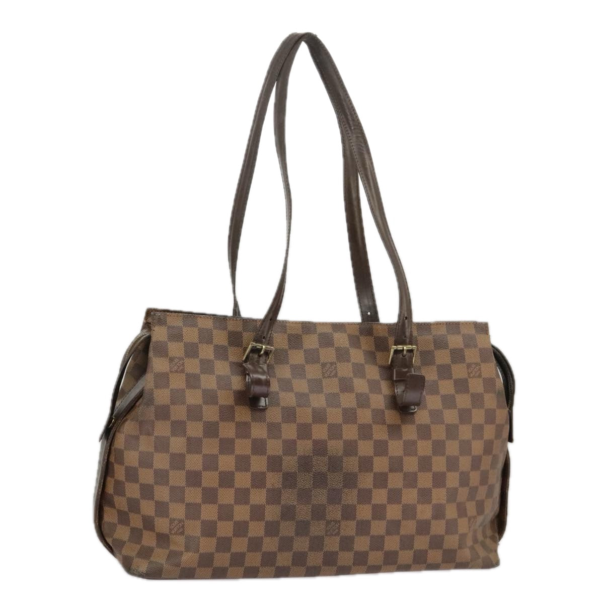 LOUIS VUITTON Damier Ebene Chelsea Tote Bag N51119 LV Auth 99396