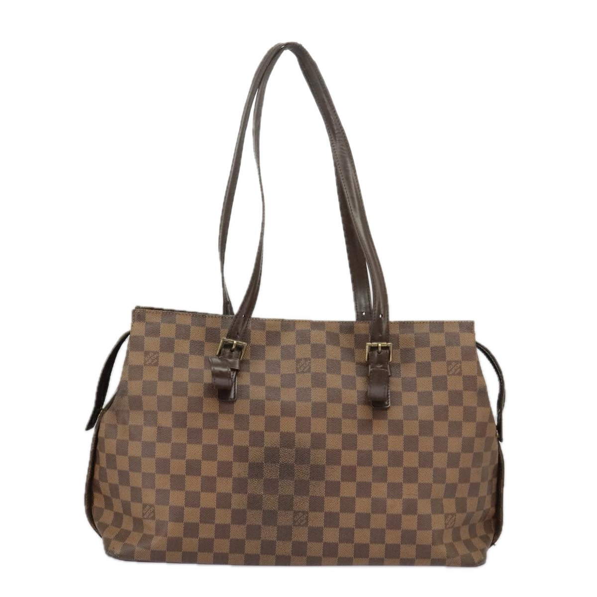 LOUIS VUITTON Damier Ebene Chelsea Tote Bag N51119 LV Auth 99396