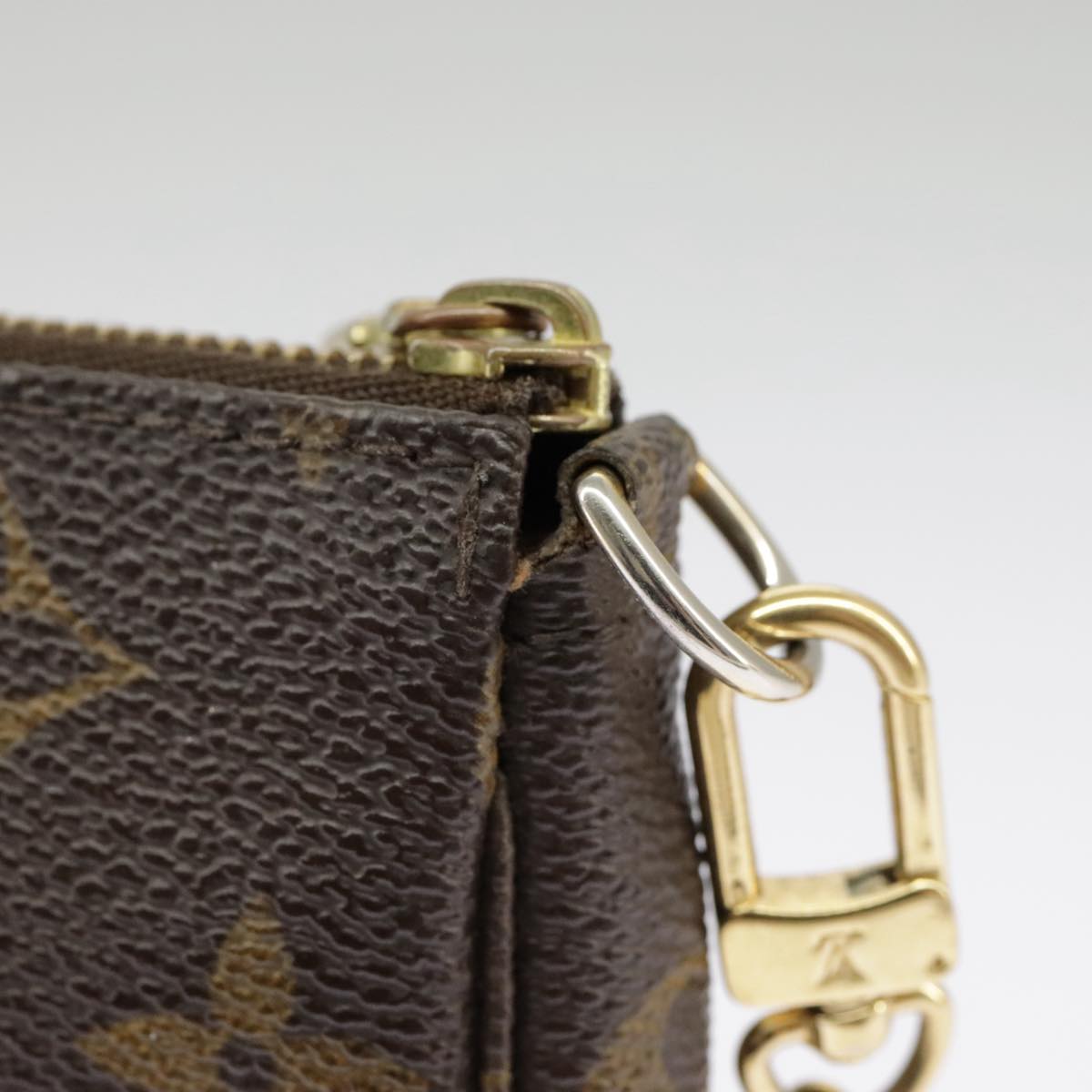 LOUIS VUITTON Monogram Mini Pochette Accessoires Pouch M58009 LV Auth 99402