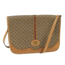 GUCCI Micro GG Supreme Umhängetasche PVC Beige Gold 001 104 0551 Auth 99407-1