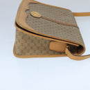 GUCCI Micro GG Supreme Umhängetasche PVC Beige Gold 001 104 0551 Auth 99407-4
