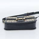 CELINE C Sulky Schoudertas Canvas Marineblauw Auth 99408-14