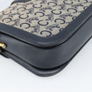 CELINE C Sulky Schoudertas Canvas Marineblauw Auth 99408-10