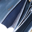 CELINE C Sulky Schoudertas Canvas Marineblauw Auth 99408-24