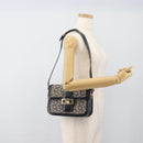 CELINE C Sulky Schoudertas Canvas Marineblauw Auth 99408-26