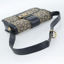 CELINE C Sulky Schoudertas Canvas Marineblauw Auth 99408-7