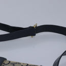 CELINE C saluki Shoulder Bag Canvas Navy Auth 99408-8