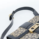CELINE C Sulky Schoudertas Canvas Marineblauw Auth 99408-5