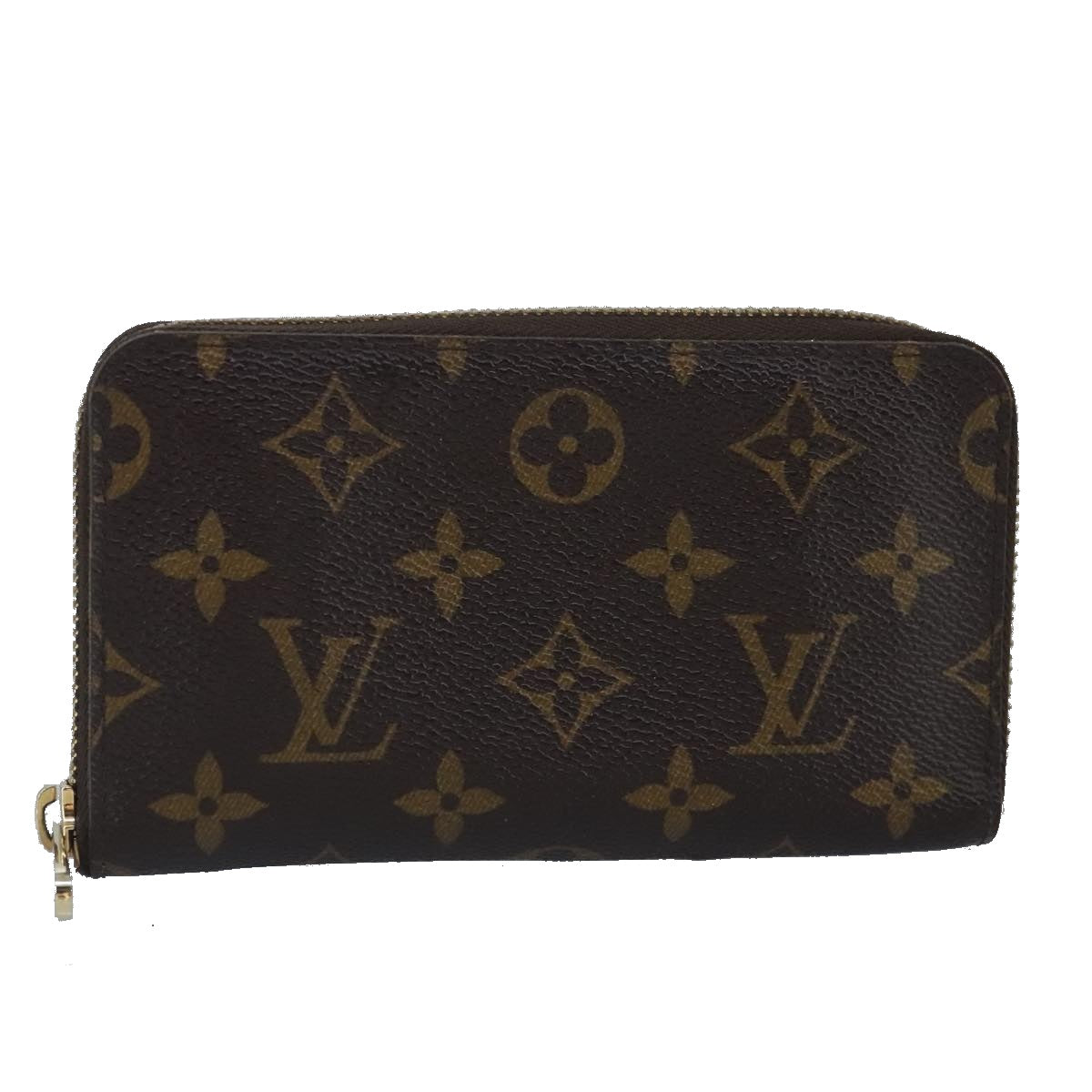 LOUIS VUITTON Monogram Zippy Compact Wallet Wallet M40499 LV Auth 99416