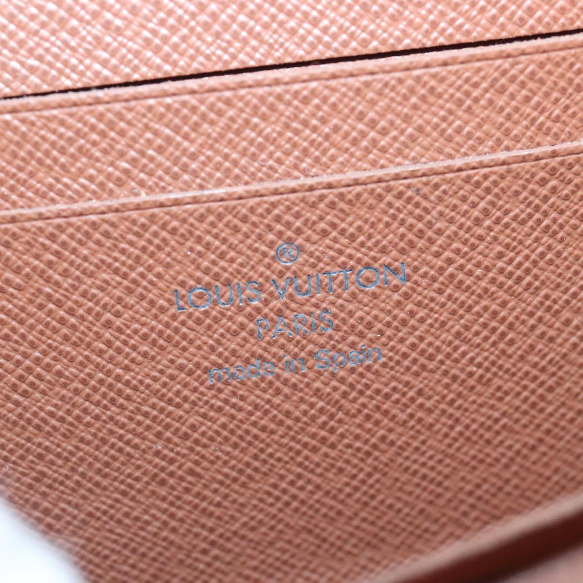 LOUIS VUITTON Monogram Zippy Compact Wallet Wallet M40499 LV Auth 99416