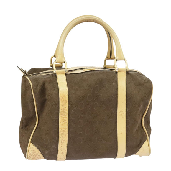 CELINE C Saluki Handtas Canvas Bruin Auth 99417