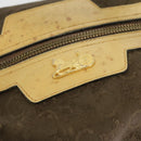 CELINE C Saluki Handtas Canvas Bruin Auth 99417-17