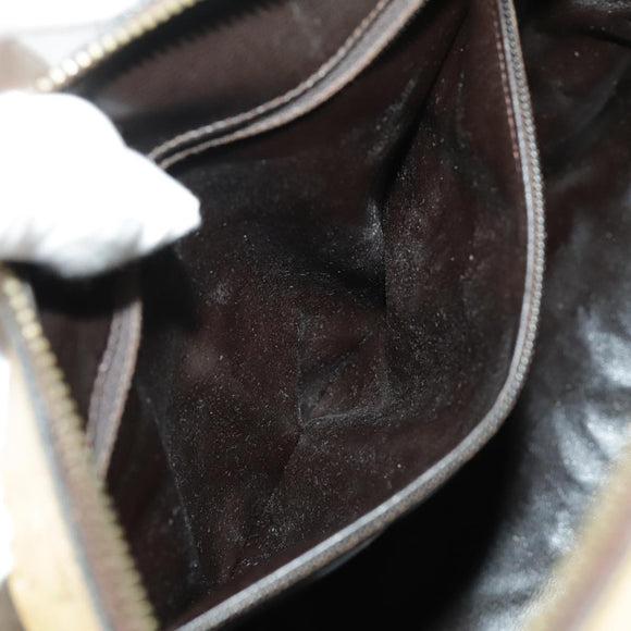 CELINE C Saluki Handtas Canvas Bruin Auth 99417