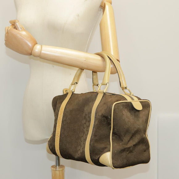 CELINE C Saluki Handtas Canvas Bruin Auth 99417