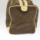 CELINE C Saluki Handtas Canvas Bruin Auth 99417-4