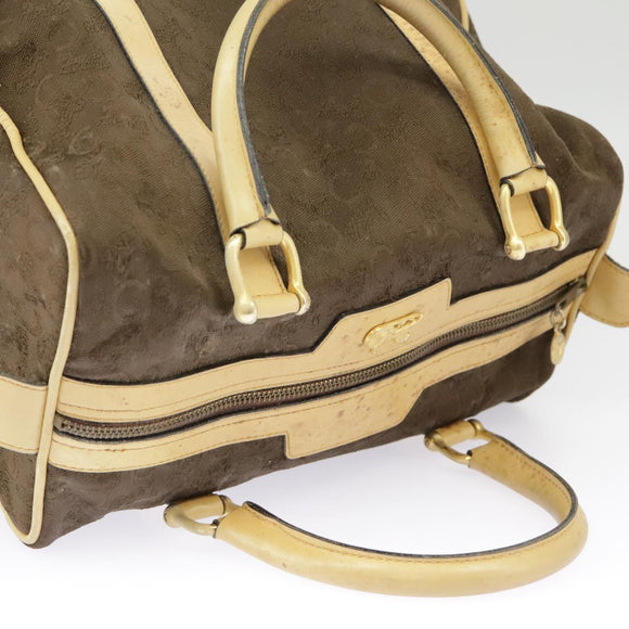 CELINE C Saluki Handtas Canvas Bruin Auth 99417