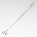 Christian Dior Necklace metal Silver tone Auth 99445-10