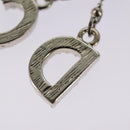 Christian Dior Necklace metal Silver tone Auth 99445-13