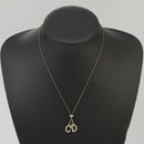 Christian Dior Necklace metal Silver tone Auth 99445-19