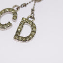 Christian Dior Necklace metal Silver tone Auth 99445-3