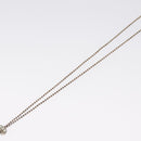 Christian Dior Necklace metal Silver tone Auth 99445-6