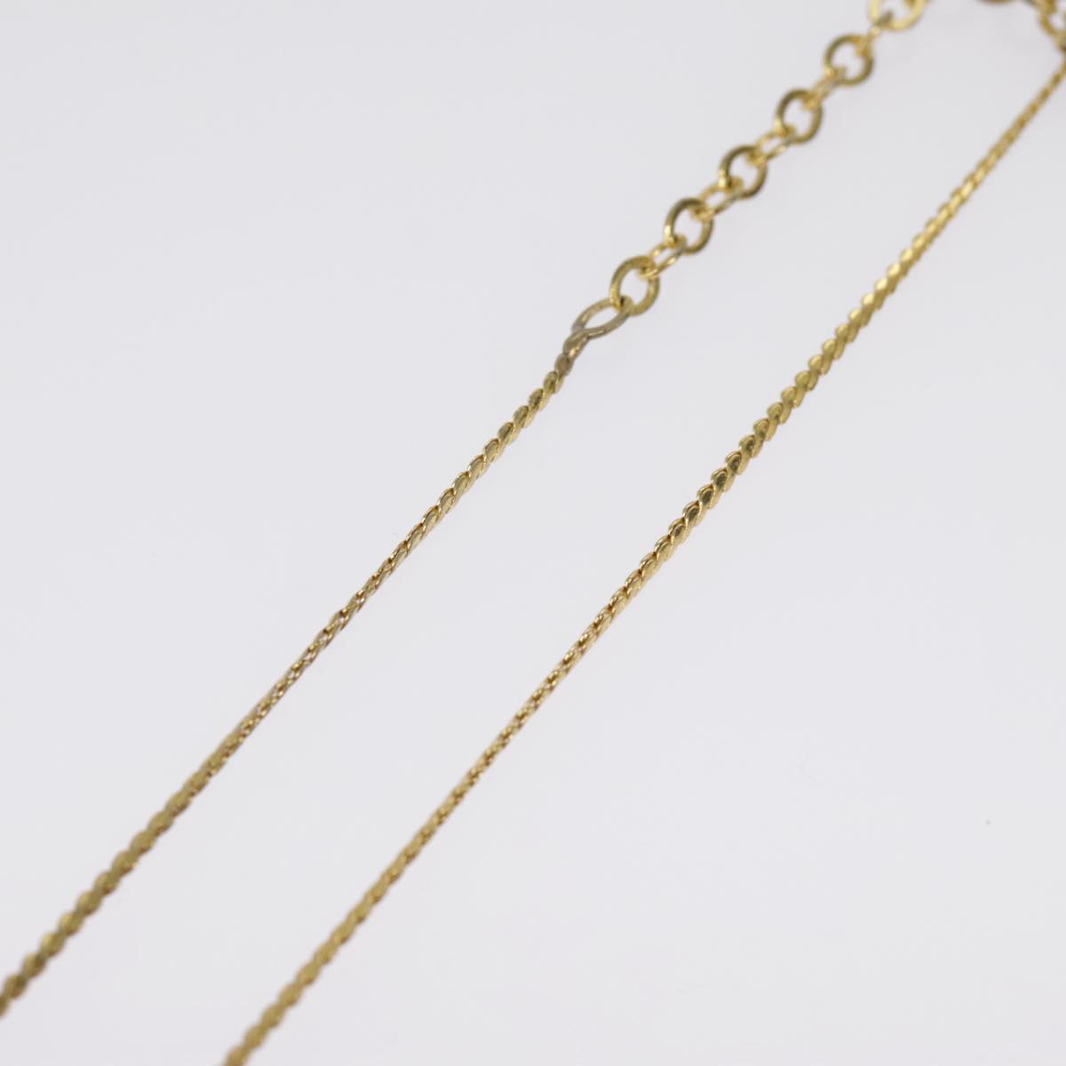 Christian Dior Necklace metal Gold Tone Auth 99448