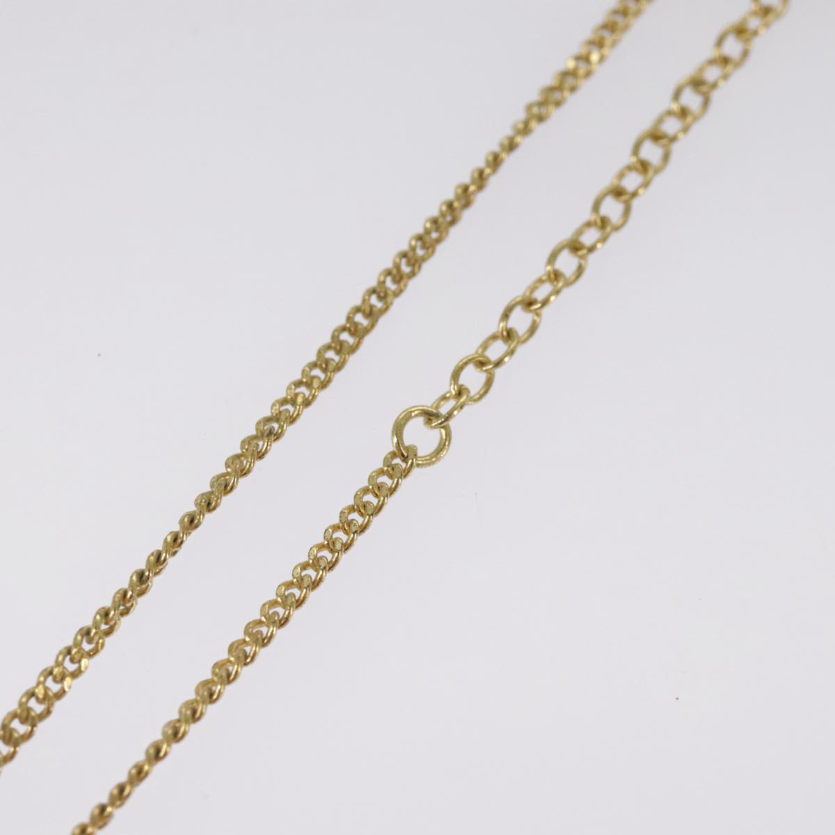 Christian Dior Necklace metal Gold Tone Auth 99450