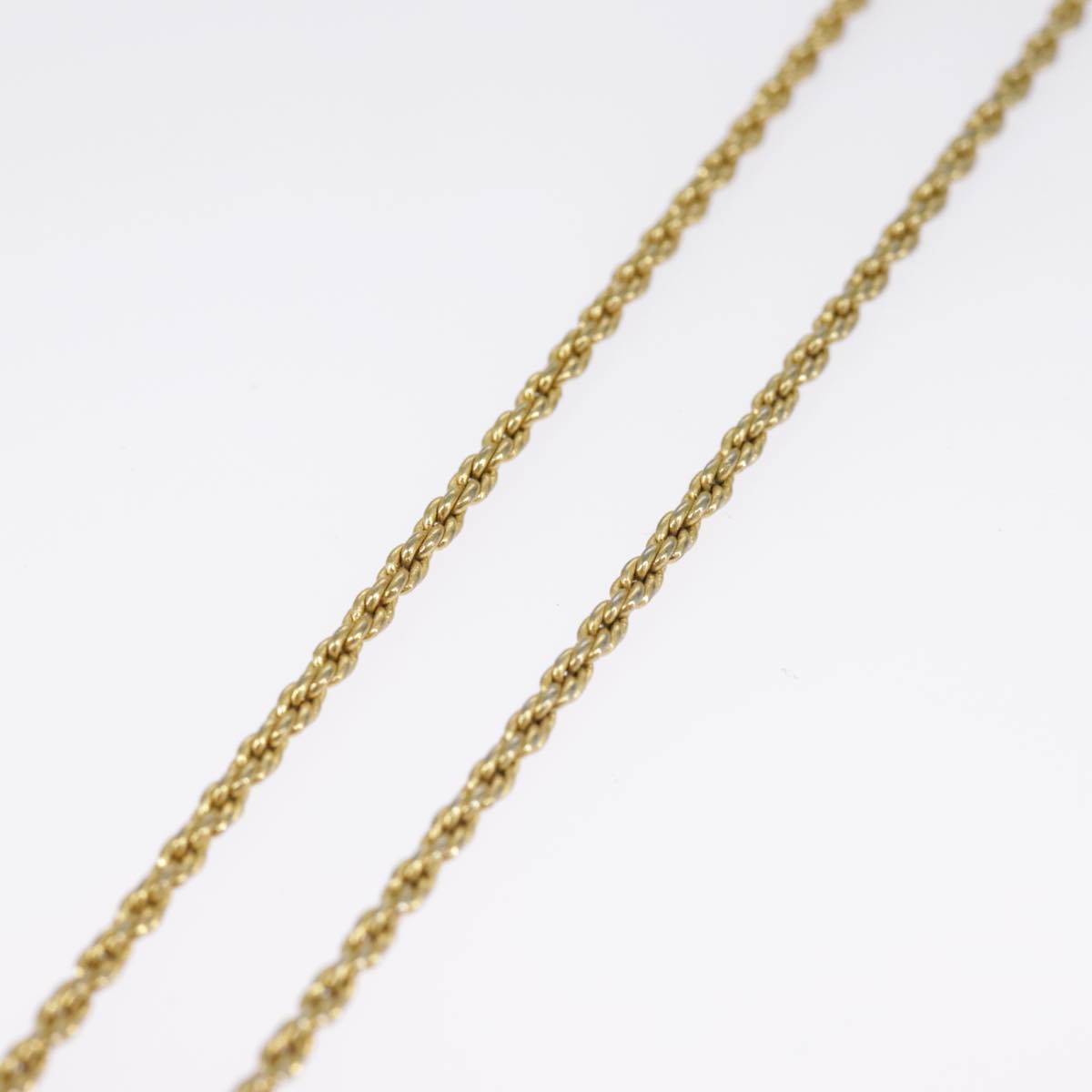 Christian Dior Necklace metal Gold Tone Auth 99452