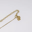 Christian Dior Necklace metal Gold Tone Auth 99454-13