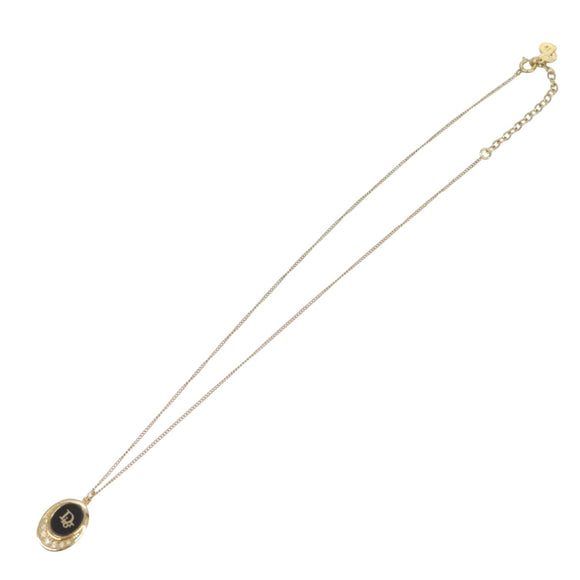 Christian Dior Necklace metal Gold Tone Auth 99454