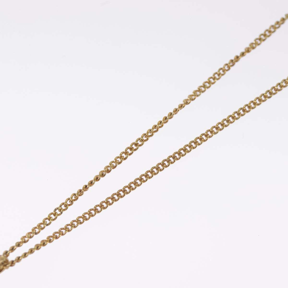 Christian Dior Necklace metal Gold Tone Auth 99454