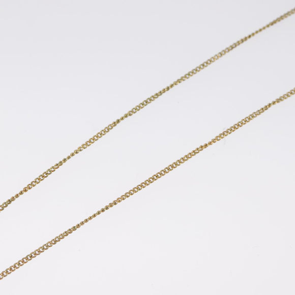 Christian Dior Necklace metal Gold Tone Auth 99454